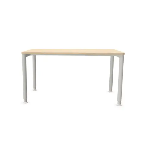 Table140 x 80 acacia clair - pieds aluminium photo du produit