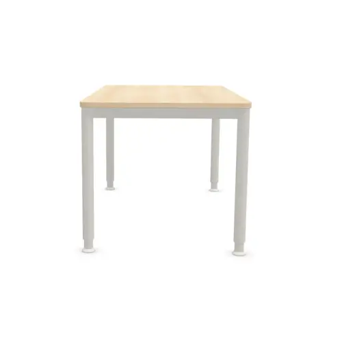 Table140 x 80 acacia clair - pieds aluminium photo du produit