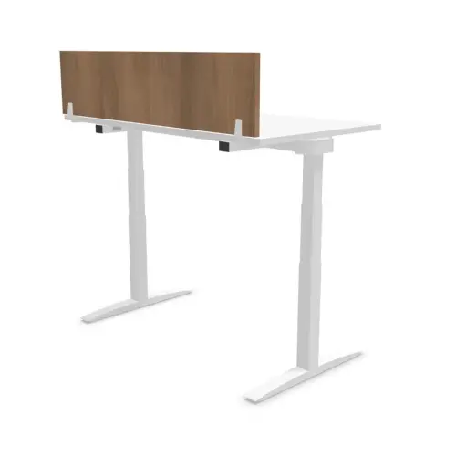 Cloisonnette pour bureau L 140 noyer/blanc photo du produit
