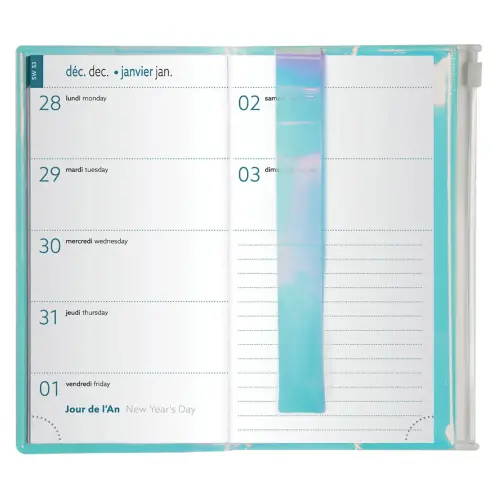 Agenda Semainier de poche Exacompta EasyTime  -9 x 17 cm photo du produit