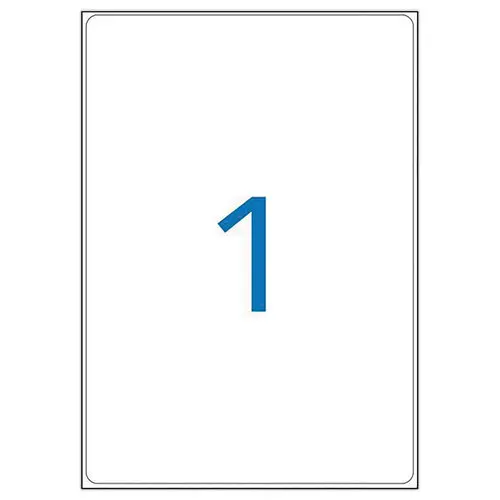 100 Planches d'étiquettes laser L 199,6 x H 289,1 mm photo du produit
