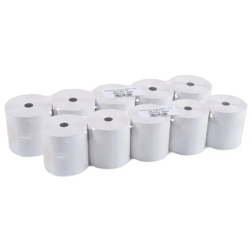 10 Bobines de papier pour caisses et terminaux point de vente - 80 x 80 x 12 mm - EXACOMPTA photo du produit