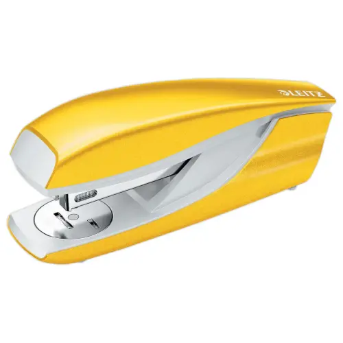 Agrafeuse de bureau WOW - 24/6-26/6 - Jaune - Leitz photo du produit