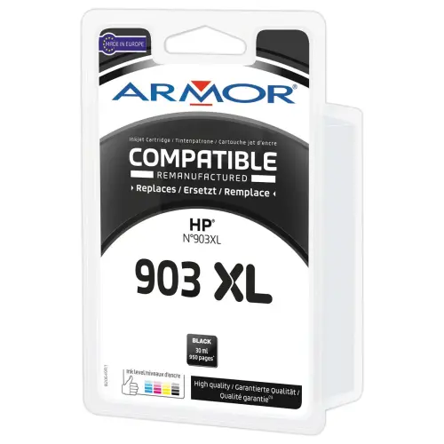 Cartouche éq. HP 903XL - Haute capacité - Noir - OWA photo du produit