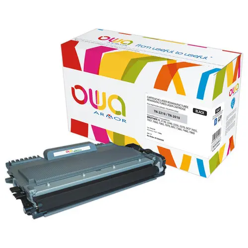 Toner éq. BROTHER TN-2210, TN-2010 - Noir - OWA photo du produit