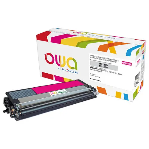 Toner éq. BROTHER TN-326M - Magenta - OWA photo du produit