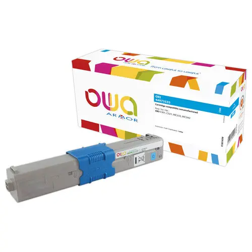 Toner &eacute;q. OKI C301 - Cyan - OWA photo du produit
