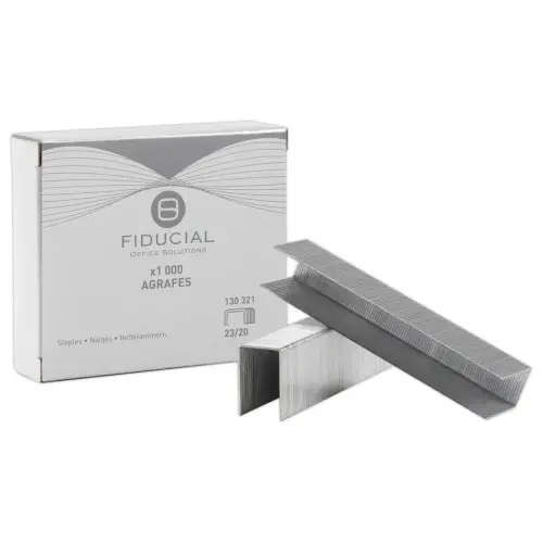 1000 Agrafes pour agrafeuse grande capacit&eacute; &ndash; 23/20 photo du produit