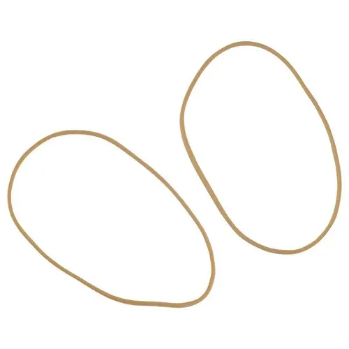 Sachet de 1 kg de bracelets &eacute;lastiques &eacute;troits en caoutchouc - Blond - 100 mm - SIGN photo du produit