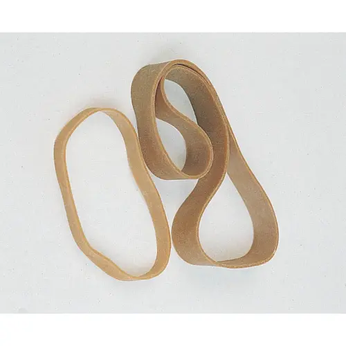 Sachets d'&eacute;lastiques larges - Caoutchouc blond - 150 x 10 mm - SIGN photo du produit
