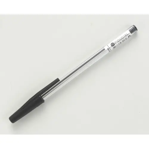 Stylo bille capuchon - Ecriture moyenne - Noir - Fiducial photo du produit