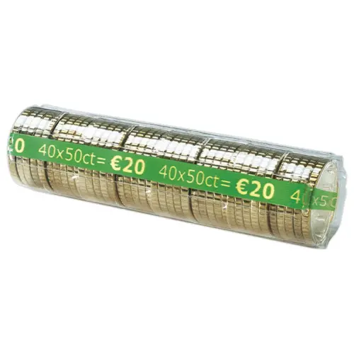 250 Coques plastiques pour 40 pièces de 50 centimes photo du produit