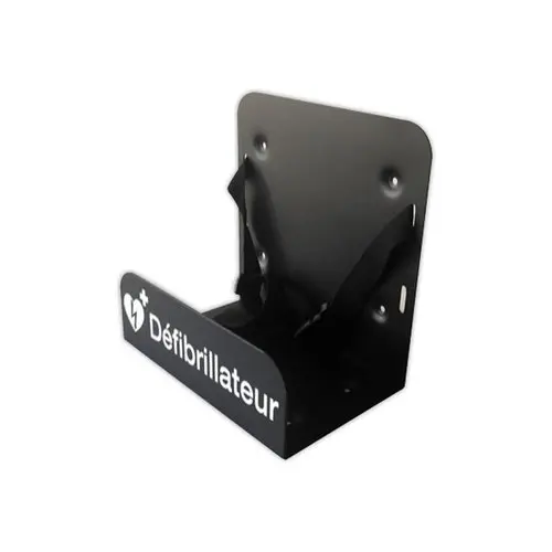 Support mural en métal pour DAE L 23x P 15,4 x H 21,7 cm, noir photo du produit