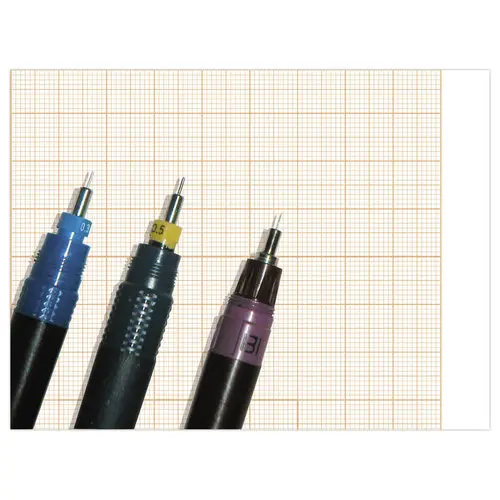 BLOC PAP VELIN MILLIMETRE ENCOLLE A4 50 Feuilles 90g photo du produit