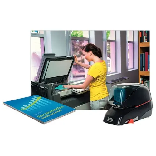 Agrafeuse électrique Suprême R5080 - 80 feuilles - Noir - RAPID photo du produit