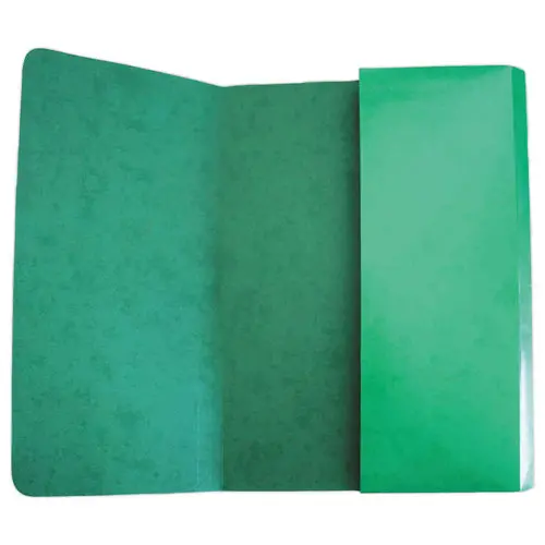 10 Chemises pochettes carte lustrée avec soufflet 250 g photo du produit
