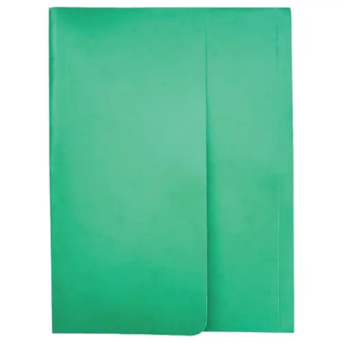 10 Chemises pochettes carte lustrée avec soufflet 250 g photo du produit