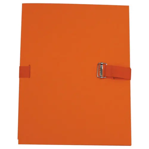 Chemise à sangle avec rabat de pied - largeur max 13 cm orange photo du produit