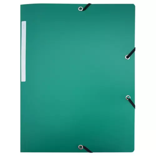 Chemise 3 rabats &agrave; &eacute;lastiques en polypropyl&egrave;ne - vert - ACCESS photo du produit