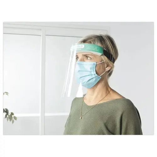 Visière de protection anti-projections - Vision 180° - Robuste photo du produit