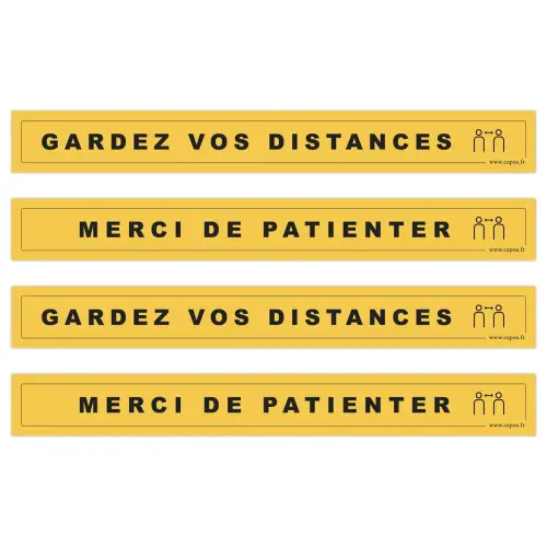 4 Bandes de signalisation au sol photo du produit