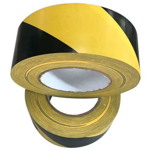 Adhésif de marquage - 50 mm x 66 m - Jaune et noir - ACCESS photo du produit