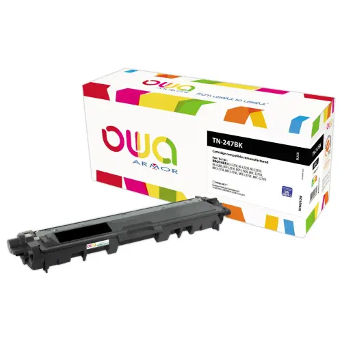 Toner éq. Brother TN-247BK - Haute capacité - Noir - OWA photo du produit