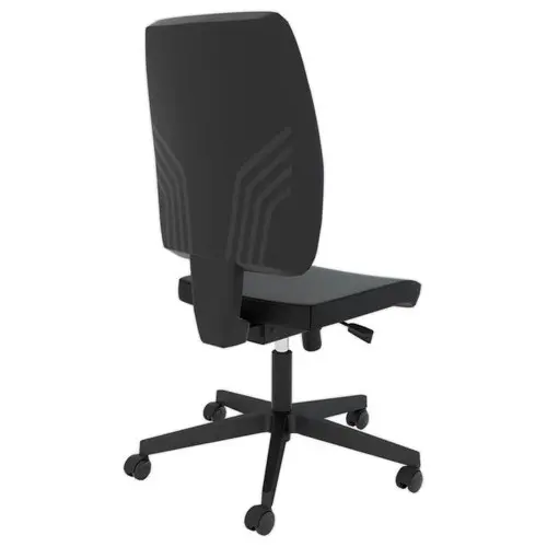 Si&egrave;ge Taktik simili anti bact&eacute;rien noir mont&eacute; photo du produit