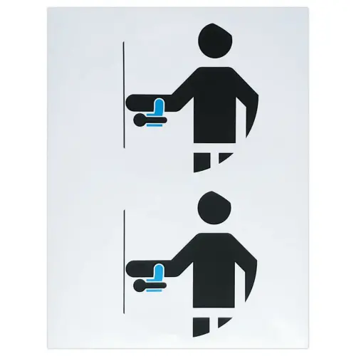 2 Poign&eacute;e de porte, adaptateur ouverturesans les mains,handicap/hygi&egrave;ne photo du produit