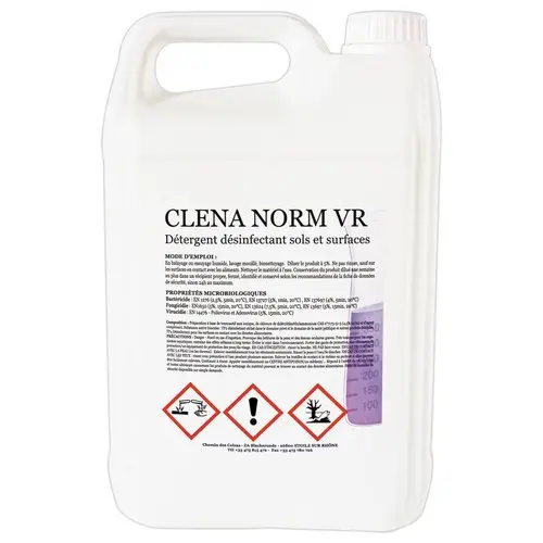 Désinfectant sols et surfaces CLENA NORM VR 5L photo du produit