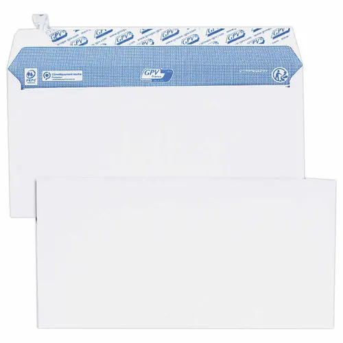 200 Enveloppes DL blanches - 110 x 220 mm - GPV EVERY DAY photo du produit