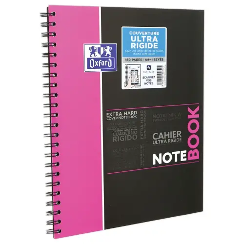 Cahier reliure int&eacute;grale Notebook Oxford A4+, sey&egrave;s 160 p photo du produit