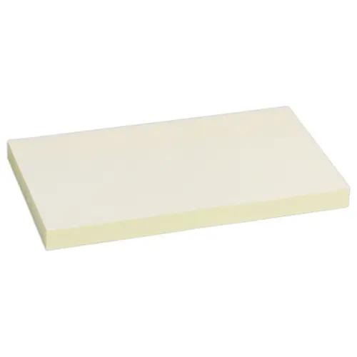 Bloc notes repositionnables - 7,6 x 12,7 cm - Jaune - FIDUCIAL photo du produit
