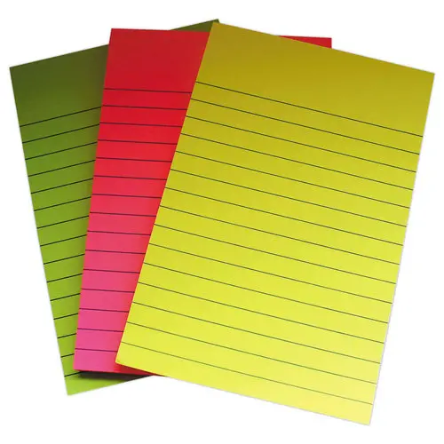 3 Blocs notes repositionnables lign&eacute;es - 10,1 x 15 cm - Fiducial photo du produit