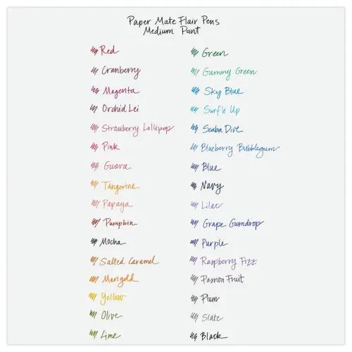 36 (30+6 Offerts) Feutres Flair Original - bleu - Papermate photo du produit
