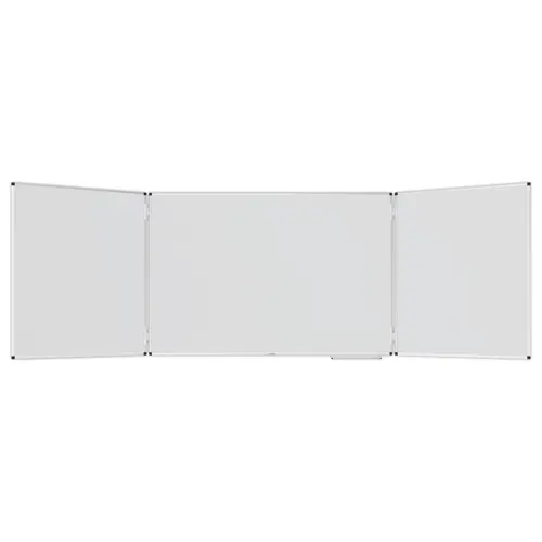 Tableau blanc effaçable sur pied - surface en acier émaillé 150 x