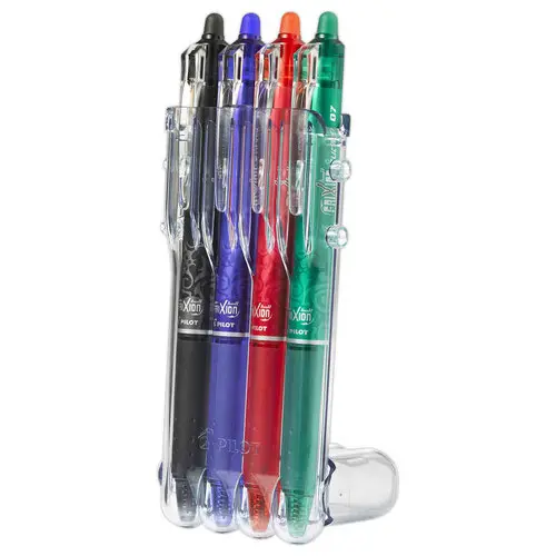 4 Stylos-billes gel effaçables Frixion Ball - assortis - PILOT photo du produit