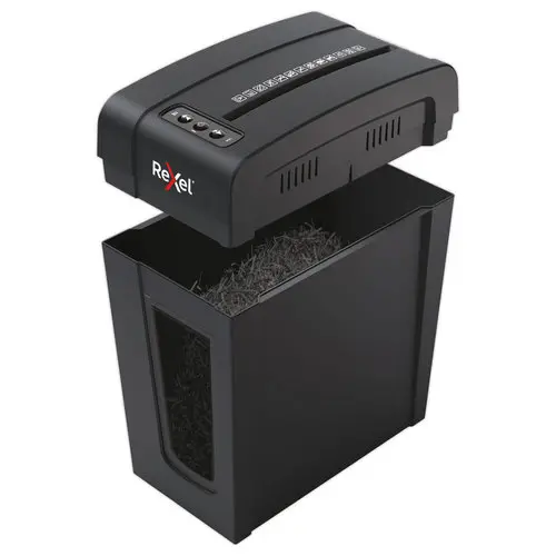 Destructeur de documents Secure X8-SL - Coupe Croisée - 8 feuilles - 14 L - REXEL photo du produit
