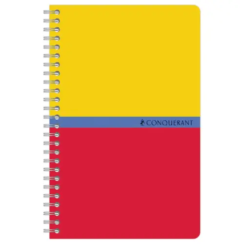 Carnet &agrave; spirales 11x17cm 180 pages - 5X5 - 70g - Conquerant photo du produit