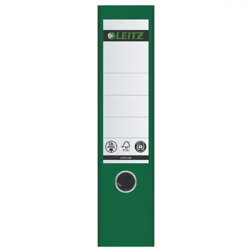 Classeurs à levier carton marbré - Dos 8 cm - vert - LEITZ photo du produit