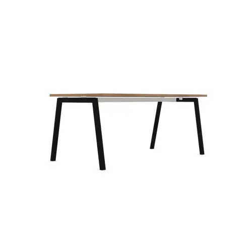 Bureau rectangulaire 180x80 Noyer / pi&eacute;t. Anthracite BANGKOK photo du produit