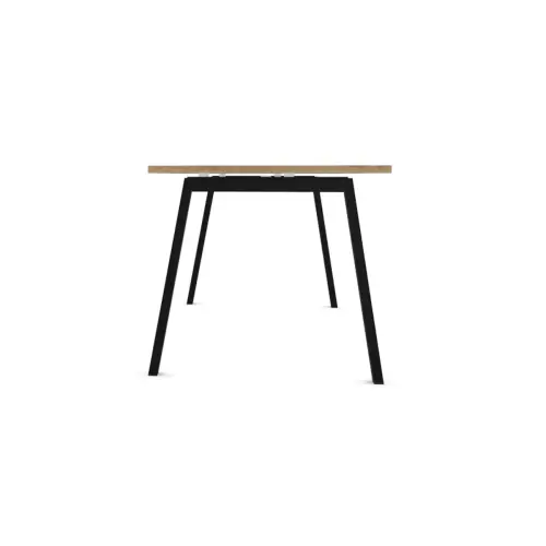 Bureau rectangulaire 180x80 Ch&ecirc;ne vein&eacute;/ pi&eacute;t. Anthracite BANGKOK photo du produit