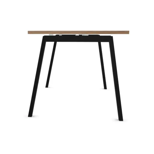 Bureau rectangulaire 160x80 Noyer / pi&eacute;t. Anthracite BANGKOK photo du produit