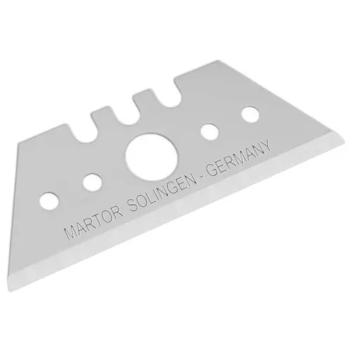 Etui de 10 lames trapézoïdale acier pour cutter MARTOR 19 mm photo du produit