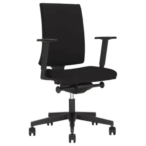 Si&egrave;ge Navigo synchrone - tissu coque noir accotoirs 2D mont&eacute;s photo du produit