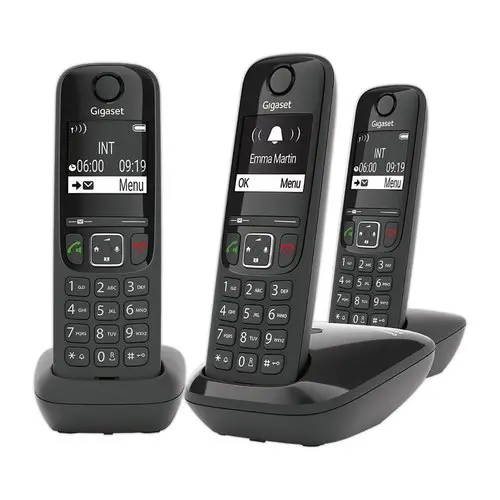 3 Trio téléphones sans fil Gigaset AS690 photo du produit