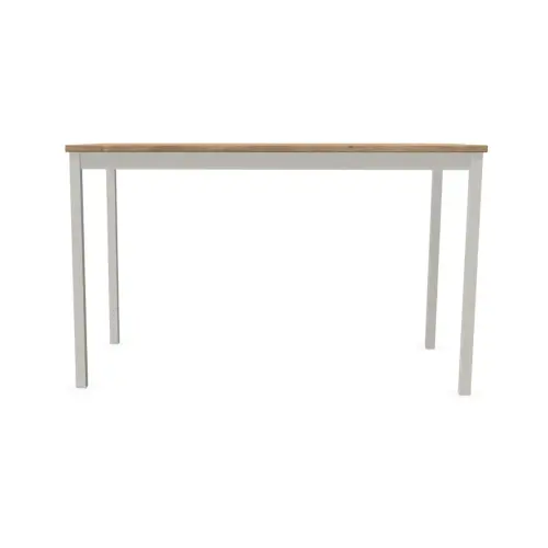Table modulaire rectangulaire 120 x 60 chêne veiné / alu photo du produit
