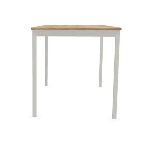 Table modulaire rectangulaire 140 x 70chêne veiné / alu photo du produit
