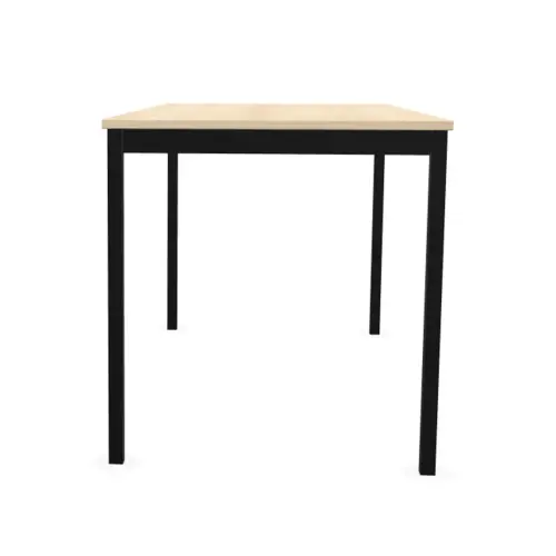 Table modulaire rectangulaire 140 x 70 acacia / noir photo du produit