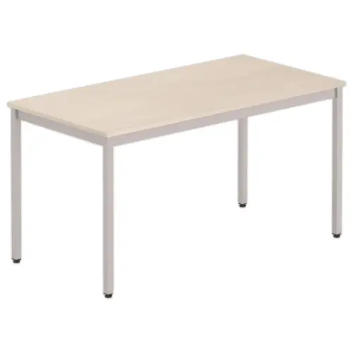 Table modulaire rectangulaire 140 x 70acacia / alu photo du produit